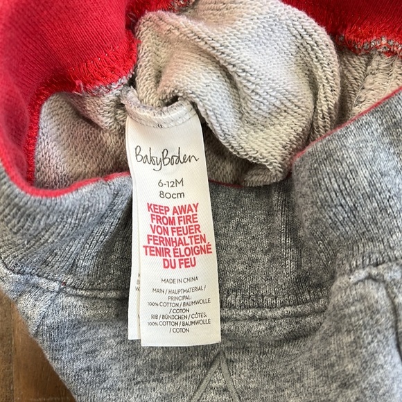 Baby Boden gray Star joggers - Picture 3 of 4